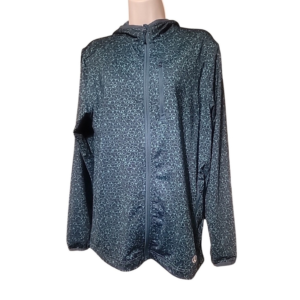 Women's Blue Patterned Jacket